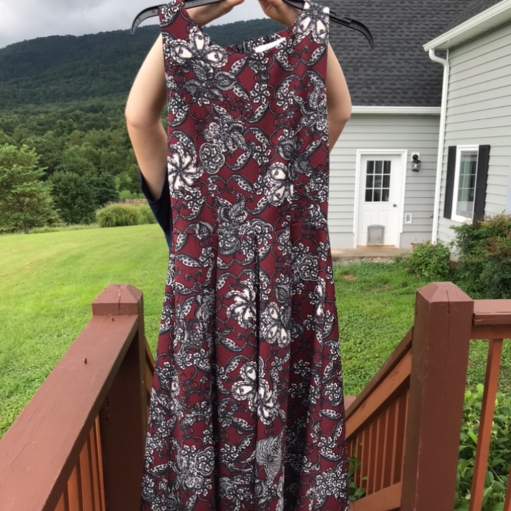 ModCloth Maroon Dress By Closet